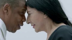 Jay Z and Marina Abromovic eye to eye