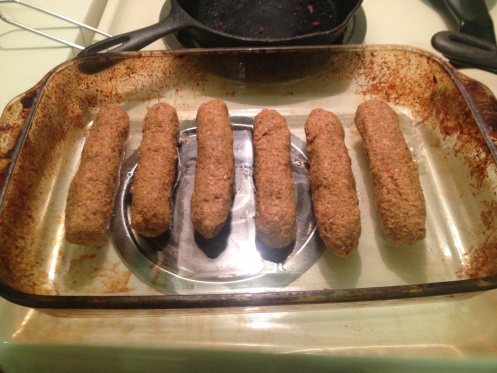 vegan rice sausages