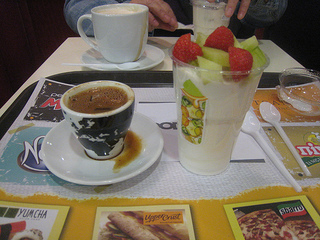 breakfast in Athens airport