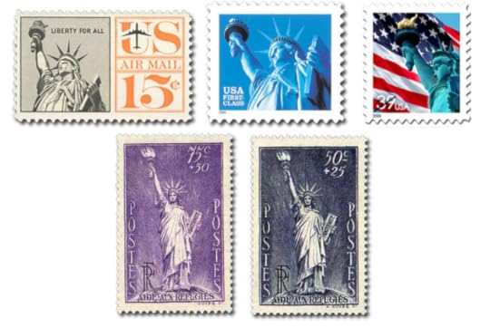 Statue of Liberty stamps