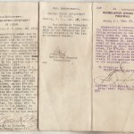 In order to get the $78.93 postal money order cashed and paid out to the people at Baler, the documents took a series of convoluted turns through the US Army bureaucracy. Here we see the first of 11 separate endorsements. The 1st endorsement was by Major Millard Watz, Adjutant General, Headquarters Department of Luzon, on Jan 16, 1903, followed by a 2nd endorsement a day later from his superior, Brigadier General James Franklin Wade, Commanding General of the US Army's Department of Luzon. Unable to figure out how to get the funds to Baler to be paid out since the US Army no longer had a post there, Captain George Tayloe Langhorne, 11th Cavalry and Acting Assistant Adjutant General of the US Army's Headquarters Division of the Philippines, referred the matter to the civilian Governor General's Office for action in a 3rd endorsement.