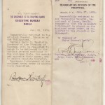 The documents were received at the Executive Bureau, Government of the Philippines by Beekman Winthrop, the 27-year-old acting executive secretary to Governor General of the Philippines (and future US President) William Howard Taft. Notably, the Harvard-educated Winthrop was directly descended from the first governor of Massachusetts Bay Colony, John Winthrop (who first served from 1629) and the first governor of Connecticut, John Winthrop, the Younger (who first served in 1657). And while he didn't know it just yet, the wealthy, well-connected Beekman would be appointed the following year by his personal friend Teddy Roosevelt to serve as Puerto Rico's first Governor-General. In this endorsement, Beekman agreed to have Captain Harry W. Bandholz, the Governor of the Province of Tayabas, handle the payments but noted the postal money order had not been endorsed for encashment. Therefore, Winthrop coursed the check back to the Adjutant General, Headquarters Department of Luzon, for the attention of Major General George Whitefield Davis (4th endorsement), who through Captain Langhorne send it back to the Department of Luzon (5th endorsement) on January 27, 1903.