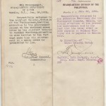 Two more rounds of endorsements, signed by Brigadier General Wade and Captain Langhorne on behalf of Major General Davis, debate who should and can endorse the postal money order.