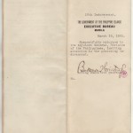Once this was received at the Governor General's office in Manila, Winthrop forwarded the package to the US Army headquarters in the Philippines on March 19, 1903 (10th endorsement).
