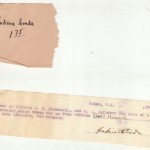 Receipt from Gabina Sinda in the amount of $1.75 for washing to Private Robert Howard.