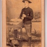 A unnamed soldier of the 16th US Volunteer Infantry, photographed at the Ting-Sang & Company studio on Arsenal Street, Iloilo.