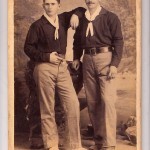 Joseph Evans and a friend.