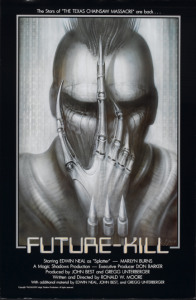 Future Kill, the movie with Giger cover art 