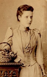 unidentified young woman, ca 1885