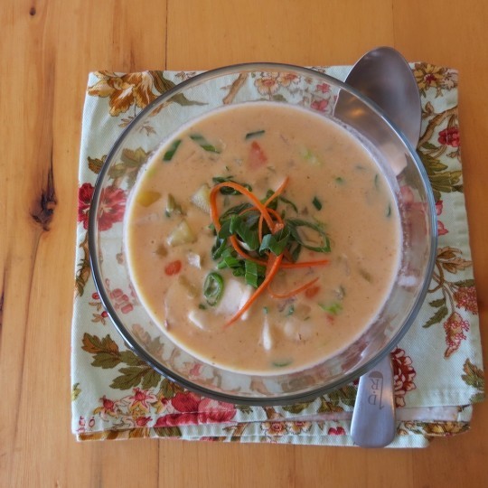 Fish curry soup