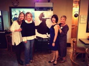More women who write -- Margaret Evans, Ann Marie Adams to the left of me and Barbara