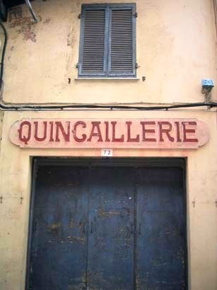 Quincaillerie or hardware store (c) Kristin Espinasse