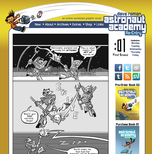 Astronaut Academy webcomic ends