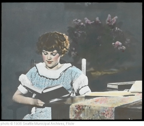 'Woman reading, 1930s' photo (c) 1935, Seattle Municipal Archives - license: http://creativecommons.org/licenses/by/2.0/