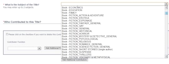 Genre Choices at Bowker