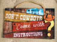 Cowboy sign