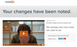 Hubspot-Unsubscribe