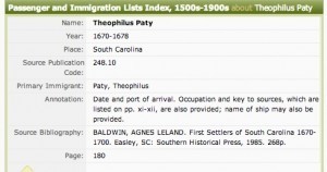 Boone, Fraser, Theophilus Paty, slavery, Mariann Regan