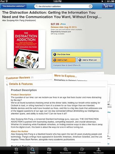 Distraction Addiction on Amazon