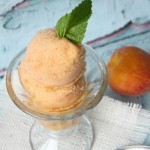 Fresh Peach Sorbet