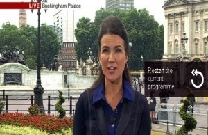 Susanna Reid reports from a greenygrey Buckingham Palace.