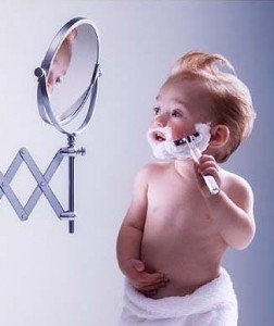 baby shaving 