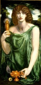 Mnemosyne by Dante Gabriel Rossetti