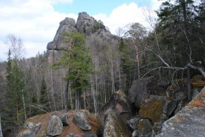 A 'stolb' at Stolby Nature Reserve