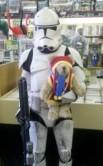 Tristan with a Clone Trooper