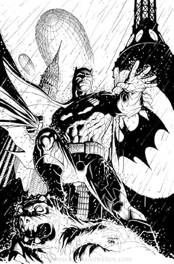 Jim Lee's Batman, inks by Frank Cho