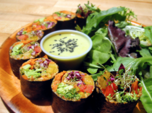 Raw Vegan Sushi Rolls