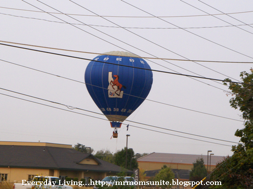 photo of the Boise State hot air balloon