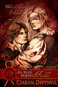 in blue poppy fields cover