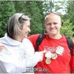 Camp Director Ann Rowland announces the official promotion of CIT Nick to Full Counselor at the next Author Quest.