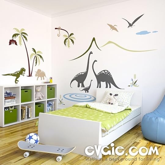 Dinosaur Wall Decals from Evgie.com