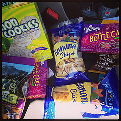 Headed to The Cove For a conference and retreat! Excited, and have my road snacks ready after a trip to Dolllar Tree