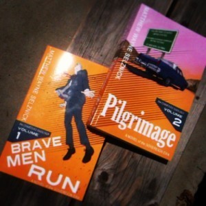Photo of Paperback Editions of Brave Men Run and Pilgrimage