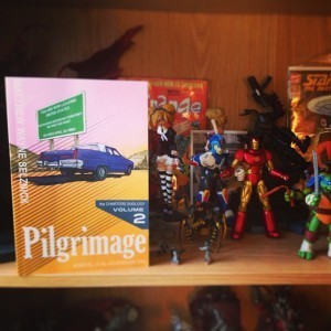 Photo of Pilgrimage by Matthew Wayne Selznick in the Company of Action Figures; Photo by Chrispian Burks