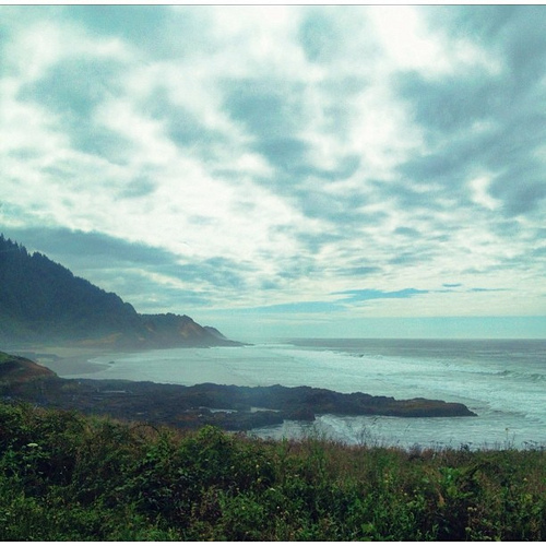 The #oregoncoast is magic. #moody #beautiful #oregonroadtrip
