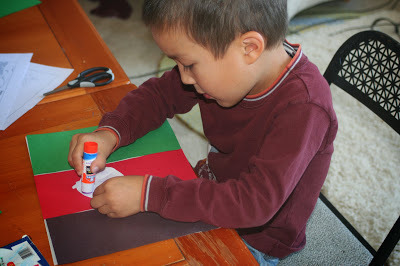 How to make an Afghanistan flag for homeschool lesson study plan