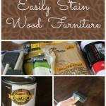 How to Easily Stain Furniture by MomAdvice.com.
