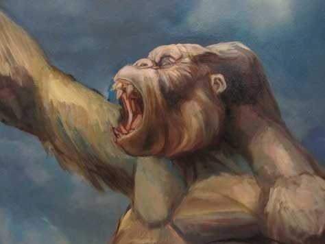 FRANK CHO: KONG oil painting progress 2012