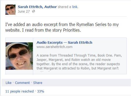 Facebook reach example