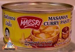 can of massaman curry seasoning, vegan no palm oil