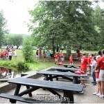 Parents begin arriving for award ceremonies and author pick-up