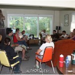 Saturday morning staff meeting & happy birthday to Nora!