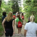 Morning stretch is a walk to the Schoolhouse Boys Dorm