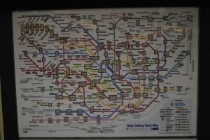 Tokyo subway/ metro map