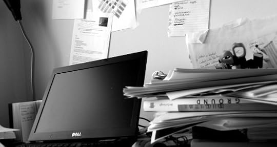 My workplace while the Pervasive Information Architecture book was being written