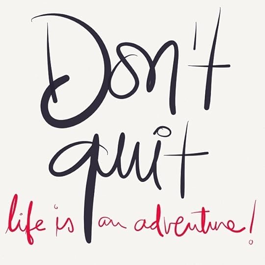 Don't quit #notetoself #madewithpaper #quote
